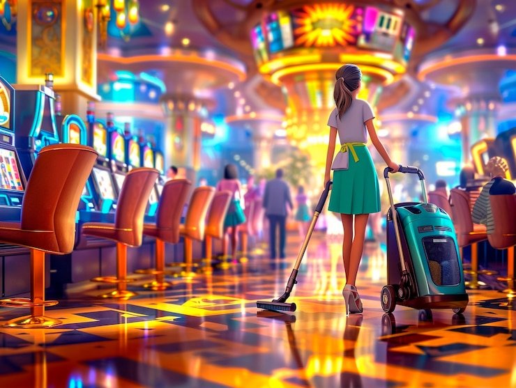 Permainan Roulette Dream Gaming dengan roda berputar dan dealer profesional di studio topan4d